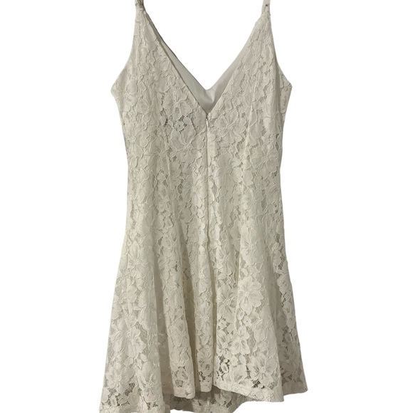 Lulu’s Easy Love White Lace Skater Dress - Bridal Shower, Bachelorette - Picture 6 of 7